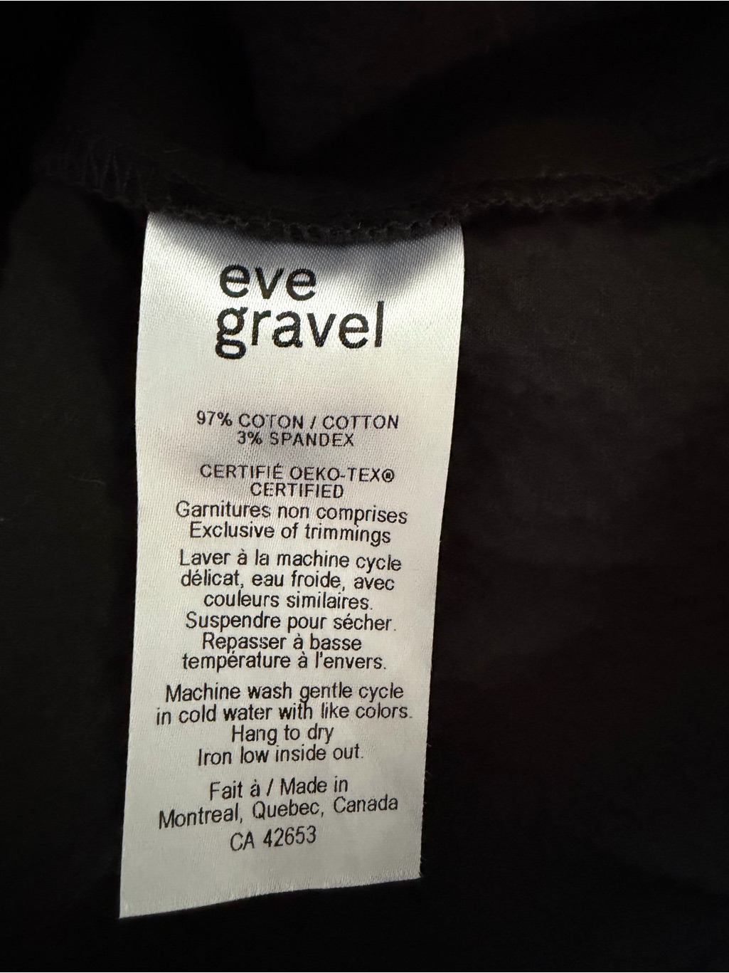 Eve Gravel Ellie Top Black Puff Sleeve — image 5 of 7